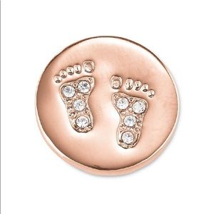 *Baby Feet Charm* KEEP COLLECTIVE Retired Rose Gold